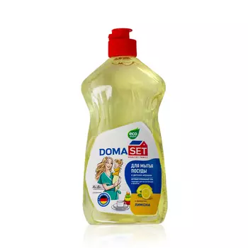 Гель для посуды Domaset лимон 450 г