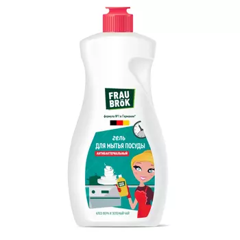 Гель для посуды Frau Brok алоэ и зелёный чай 500 мл