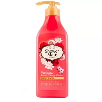 Гель KeraSys для душа шауэр мэйт роза и вишневый цвет 550 мл