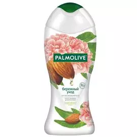 Гель - крем для душа женский Palmolive Бережный Уход с миндальным маслом и пионом для чувствительной кожи, 250 мл