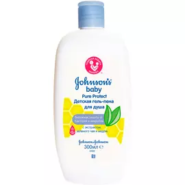 Гель-пена для душа Johnson’s Baby Pure Protect 300 мл