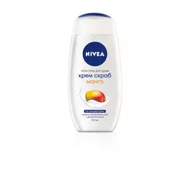 Гель-уход для душа Nivea Крем скраб Манго 250 мл