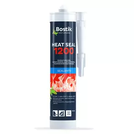 Герметик Bostik Heat Seal Печной 1200 C черный 300 мл