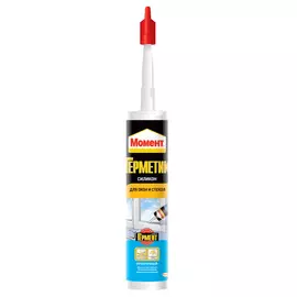 Герметик Момент Для окон и стекол прозрачный 280 мл