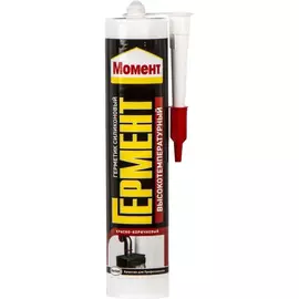 Герметик Момент Гермент Силиконовый Высокотемпературный 300 мл