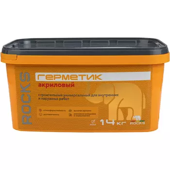 Герметик Rocks акриловый 14 кг
