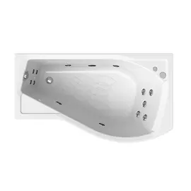 Гидромассажная ванна Radomir Маринда Актив белая правосторонняя 168х95 см