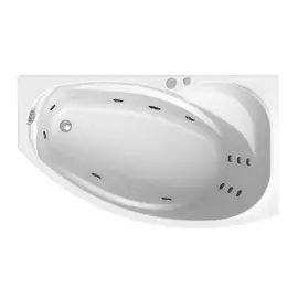 Гидромассажная ванна Radomir София Актив белая правосторонняя 169х99 см