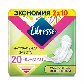 Гигиенические прокладки Libresse Natural Care Ultra Normal DUO, 20 шт.