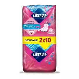 Гигиенические прокладки Libresse Ultra Normal Deo с мягкой поверхностью, 20 шт.