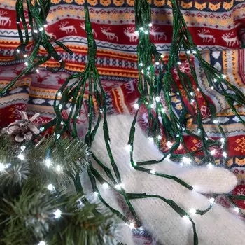 Гирлянда электрическая Edelman ny 2000 LED холодный белый, со стартовым шнуром