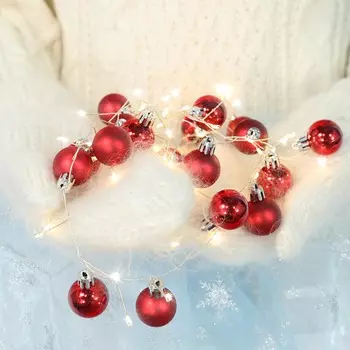 Гирлянда электрическая Koopman NY 48 LED/24 шара, на батарейках