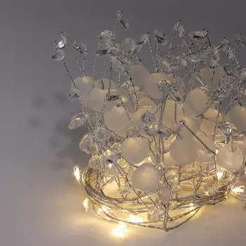 Гирлянда Best Technology 20 LED на батарейках капельки теплый белый