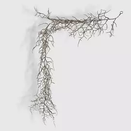 Гирлянда искусственная Dpi 117 см серебро