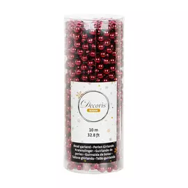 Гирлянда из бусинок Kaemingk бордо 10 м в тубе