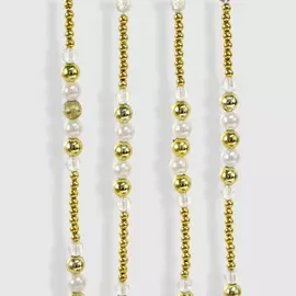 Гирлянда из бусинок Kaemingk золотистая 1х240 см