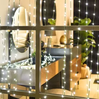 Гирлянда Lotti MTL 600 leds теплый белый 4+45 м со стартовым шнуром