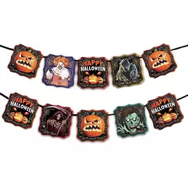 Гирлянда на ленте Сима ленд happy halloween