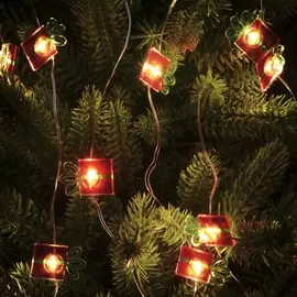 Гирлянда светящаяся Kaemingk 190 см 20 LED серебристо-желтый