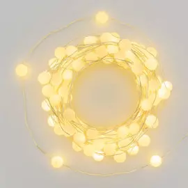 Гирлянда уличная Lotti 100 мини сфер теплый белый со стартовым шнуром