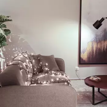 Гирлянда уличная Lotti 120 maxileds холодный белый 10+1,5 м со стартовым шнуром