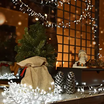 Гирлянда уличная Lotti XNTL 1500 led холодный белый 4+30,5 м со стартовым шнуром