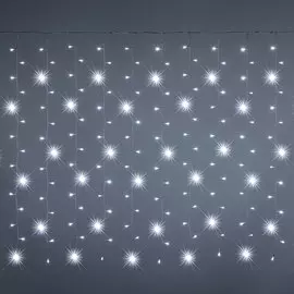 Гирлянда занавес Lotti 480 белых miniLEDs со стартовым шнуром