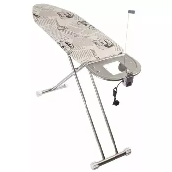 Гладильная доска Hitt Fabula с розеткой 38х120 см
