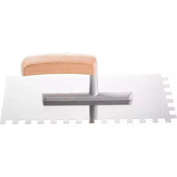 Гладилка Hardy 0800-252806 28х13см, зуб 6х6мм дерево