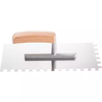 Гладилка Hardy №25, нержавеющая сталь, 28Х13 см, зубчатая 12х12 мм