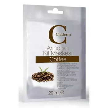 Глиняная маска для лица Claderm Coffee / Кофе 20 мл