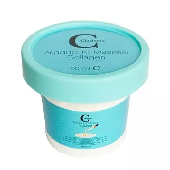 Глиняная маска для лица Claderm Collagen / Коллаген 100 мл