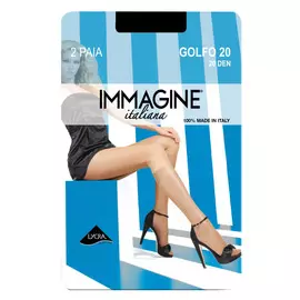 Гольфы Immagine IMM-Golfo 20 GB nero 2 пары