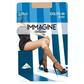 Гольфы Immagine IMM-Golfo 40 GB daino 2 пары