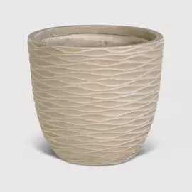 Горшок цветочный L&amp;t pottery плетение песочный d28
