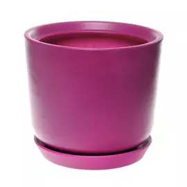 Горшок для цветов декоративный Гончар лира №1 фуксия 29х24 см