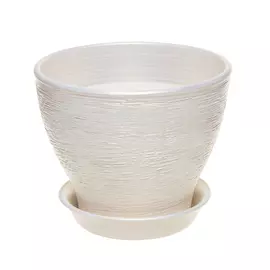 Горшок для цветов Керам Ксения белый 12 см