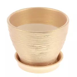 Горшок для цветов Керам Ксения персик d 12см