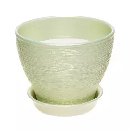 Горшок для цветов Керам Ксения салатовый 19 см