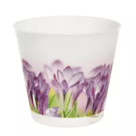 Горшок для цветов крит d12см 0.7л цветы Пластик центр