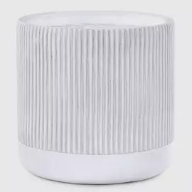 Горшок для цветов L&amp;t pottery цилиндр белый антик 30х30х30 см
