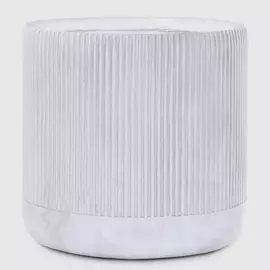 Горшок для цветов L&amp;t pottery цилиндр белый антик 36х36х36 см