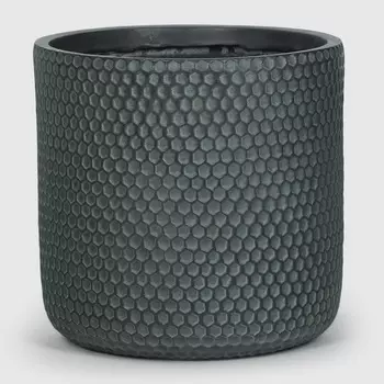 Горшок для цветов L&t pottery соты антик зеленый d37.5