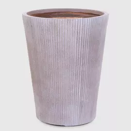 Горшок для цветов L&amp;t pottery высокий серо-коричневый 37х37х47 см