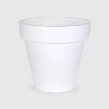 Горшок для цветов Polimod fulya 39.5х39.5х36 см белый