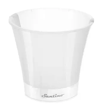 Горшок для цветов Сантино Арте прозрачный 3,5 л D19,5 см