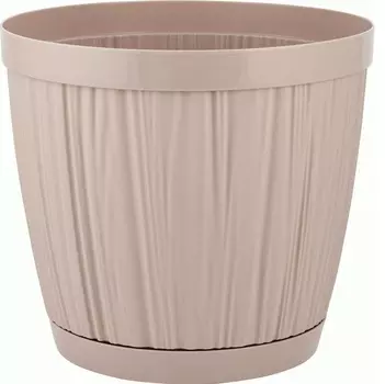 Горшок InGreen Barcelona 1.8л.d15см молочный шоколад