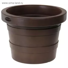 Горшок кашпо TEK.A.TEK la tourelle 55 см 50 л коричневый