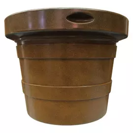 Горшок кашпо Tek.a.tek la tourelle диаметр 55 оранжевый 50 л