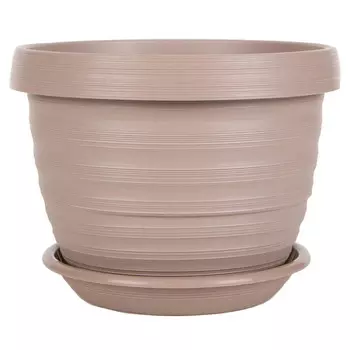 Горшок Ливингрин Толедо d17см 2л фраппе с поддоном